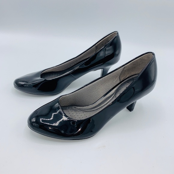 LifeStride Women Parigi Black Patent Pumps Sz 7M - Picture 4 of 6